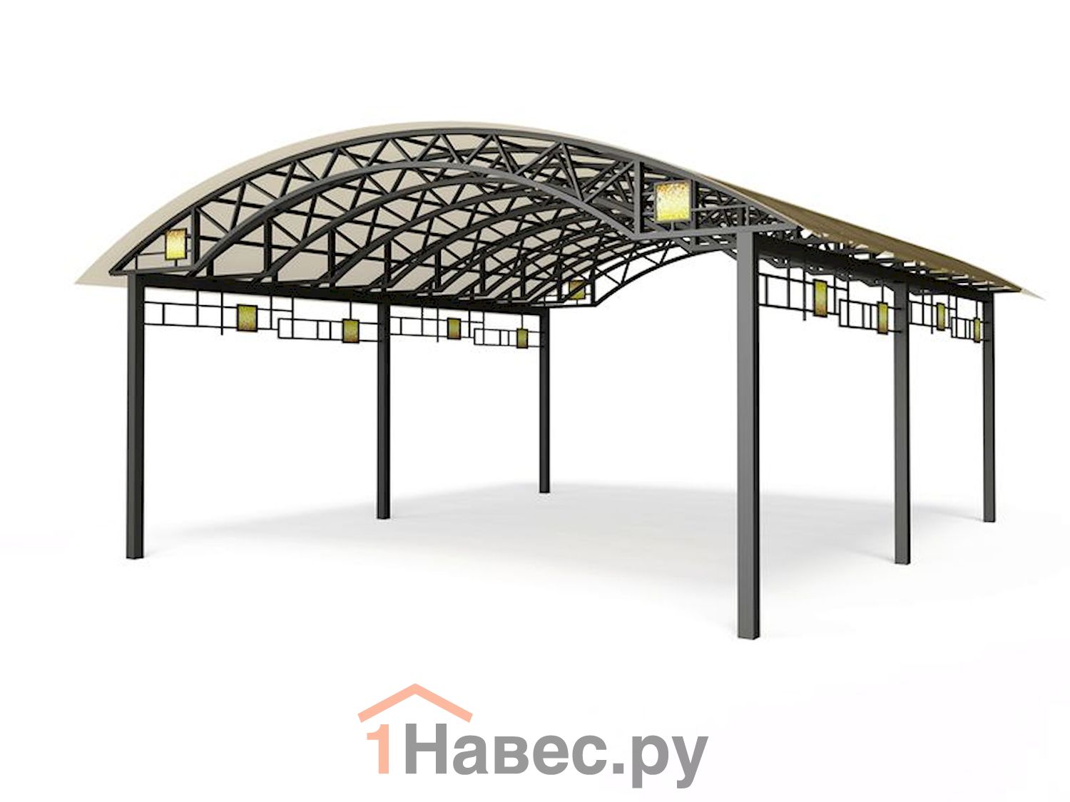 Навес из поликарбоната